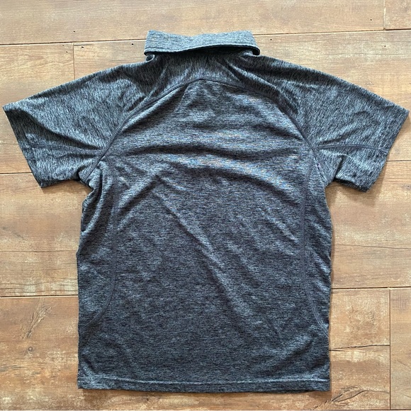 Youth Reebok Gray Marbled Polo - Picture 3 of 4